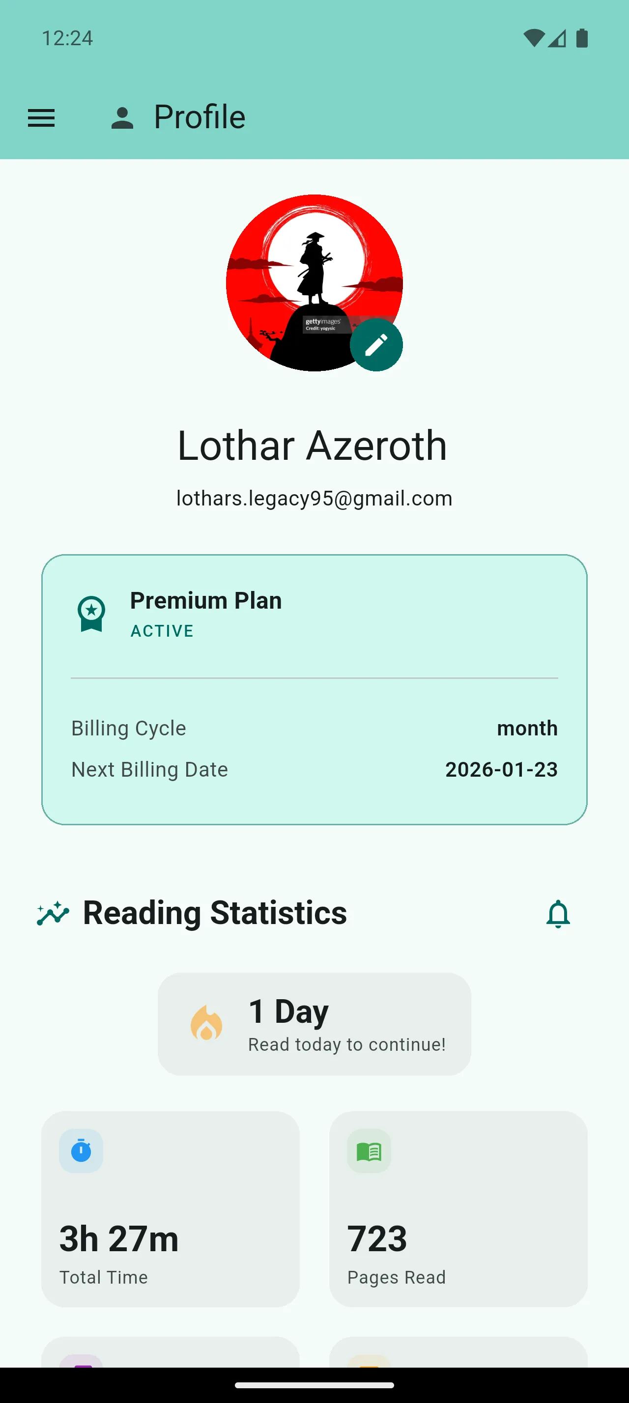 Robo Reader Premium Subscription feature screenshot