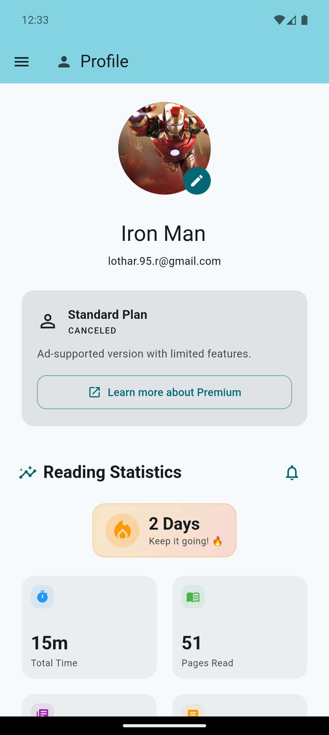 Robo Reader Premium Subscription feature screenshot