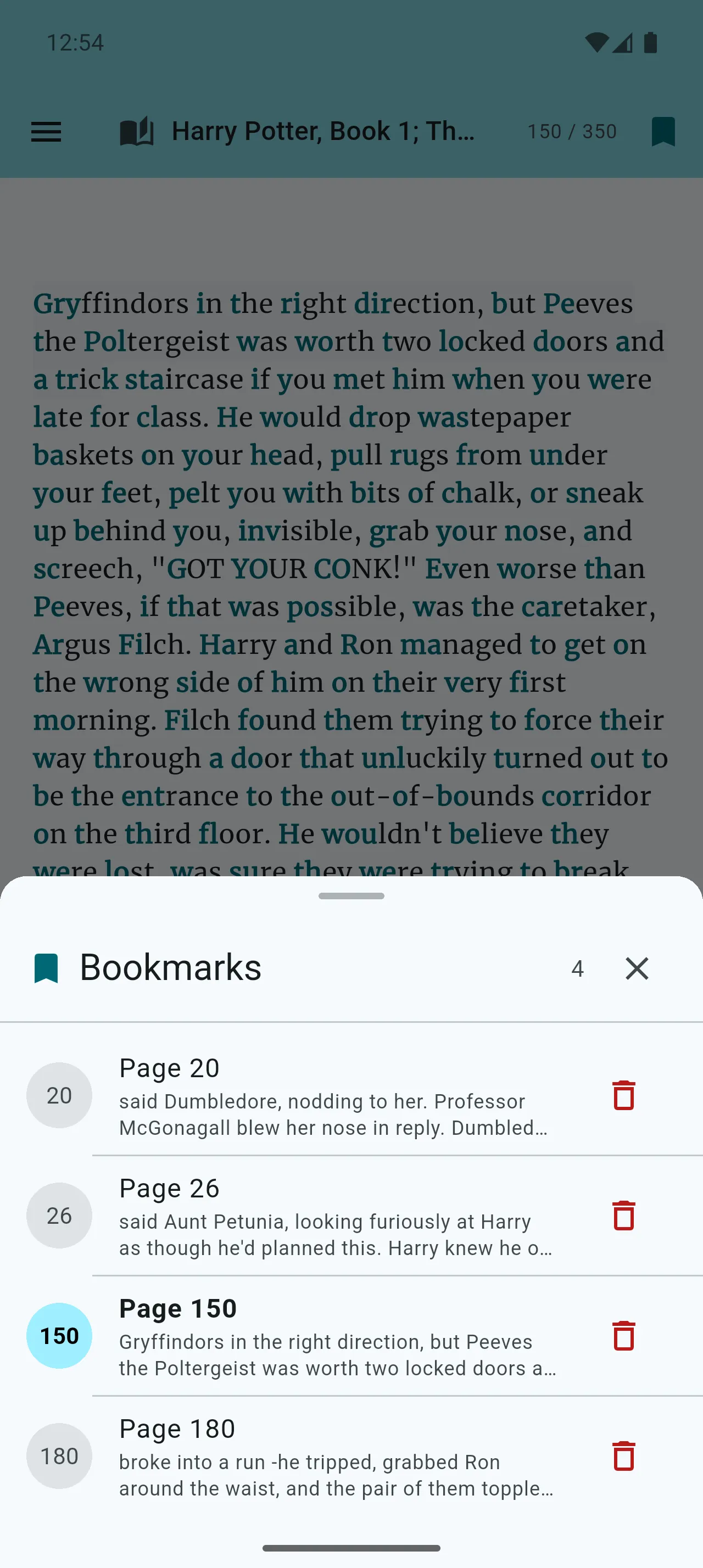 Robo Reader Highlights & Bookmarks feature screenshot